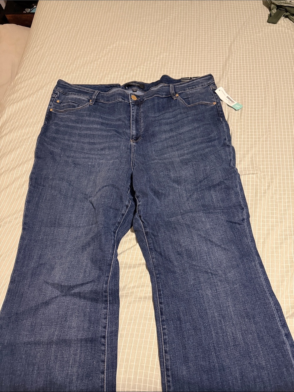 Liverpool Jeans Company Dark Blue Wide Leg Jeans